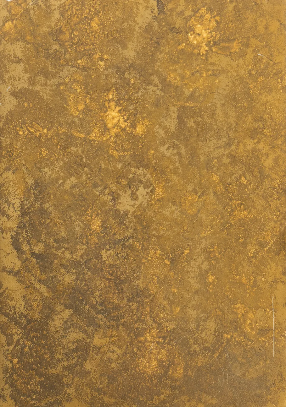 Campione della finitura Effetto Marmo Arrugginito su ottone, a risoluzione piena