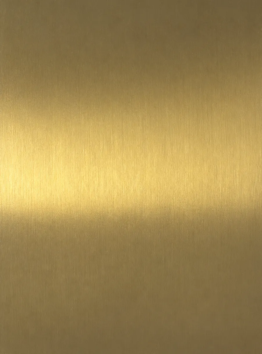 Campione della finitura Trasparente Ottone su ottone, a risoluzione piena