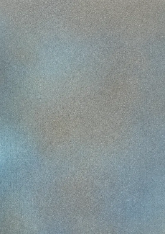 Campione della finitura Cloudy Blue su ottone
