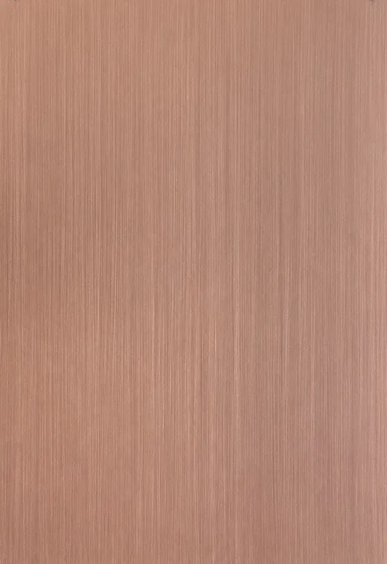 Campione della finitura Patinato Rosa su ottone